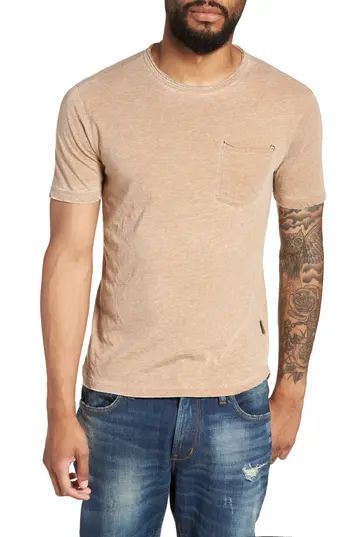 Men's John Varvatos Star Usa Burnout T-Shirt, Size Small - Brown | Nordstrom