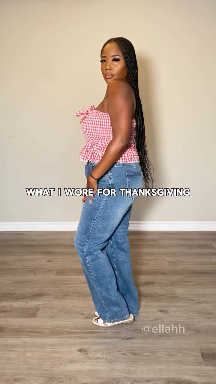 a super chilled & laid back look for thanksgiving ❤️🇨🇦#stylebyemmanuela 

outfit deets ⬇️
top & purse: @romwe 
jeans: @fashionnova
slippers: @stevemaddencanada 
.
.
.
#torontoblogger #torontofashionblogger #ROMWE #ROMWEpartner #ROMWEFallLooks  #blackcontentcreators #y2kfashion #y2kaesthetic #vintagestyle #y2koutfit #y2kstyle #ltkshop #ltkcreator #plaid #plaidprint #ellaelementshop #stevemaddenshoes #stevemaddencanada #fashionnova #novababe

#LTKstyletip #LTKcanada #LTKautumn