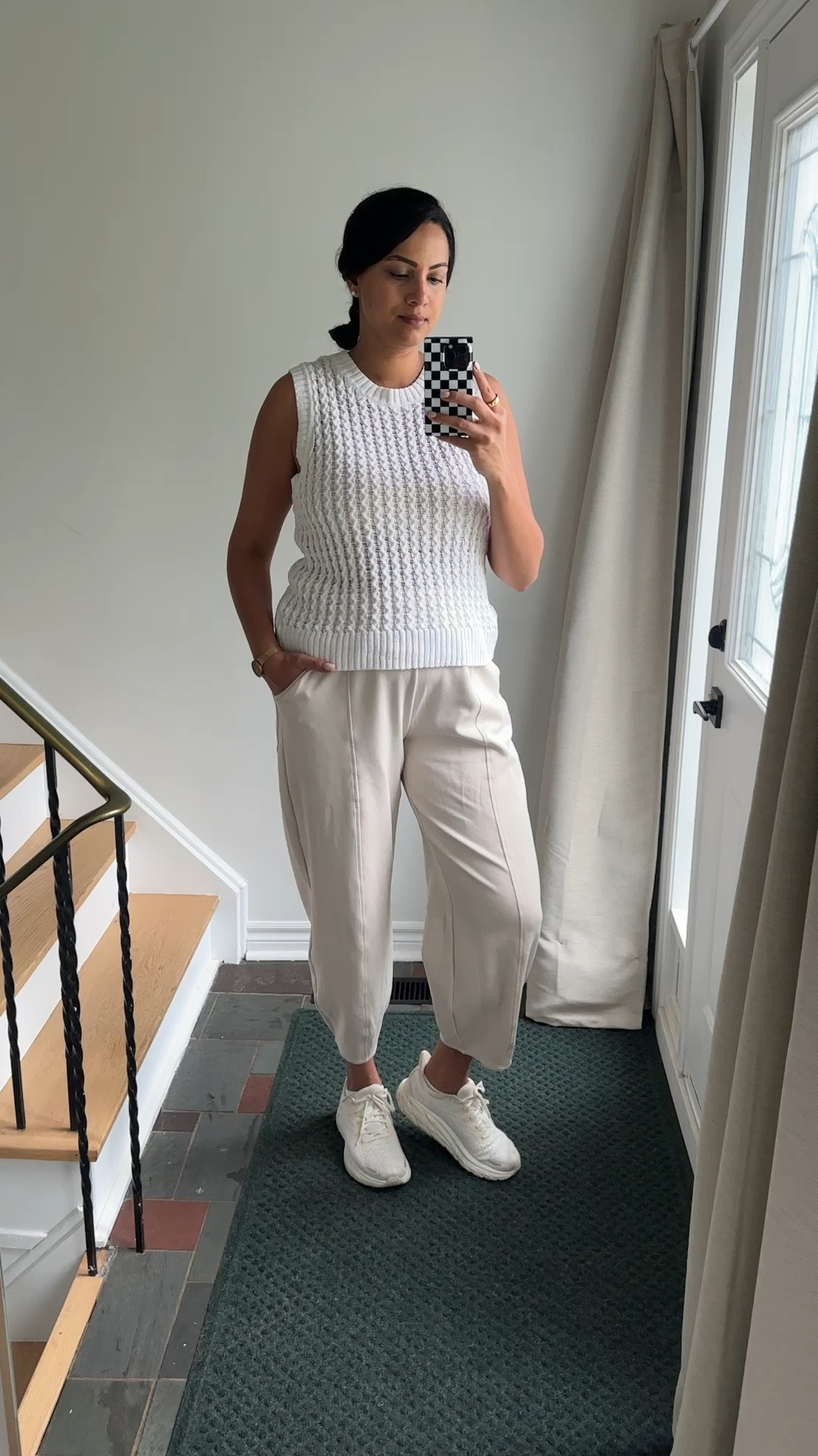 Day 3/10 2 Months Postpartum breastfeeding Friendly Outfit. I wore these barrel leg pants through the last months of pregnancy and love them even more now. 

#LTKmaternity #LTKmidsize #LTKcanada