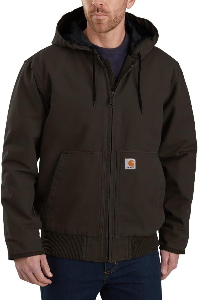 Carhartt Men's Washed Duck Active Jac | Amazon (US)