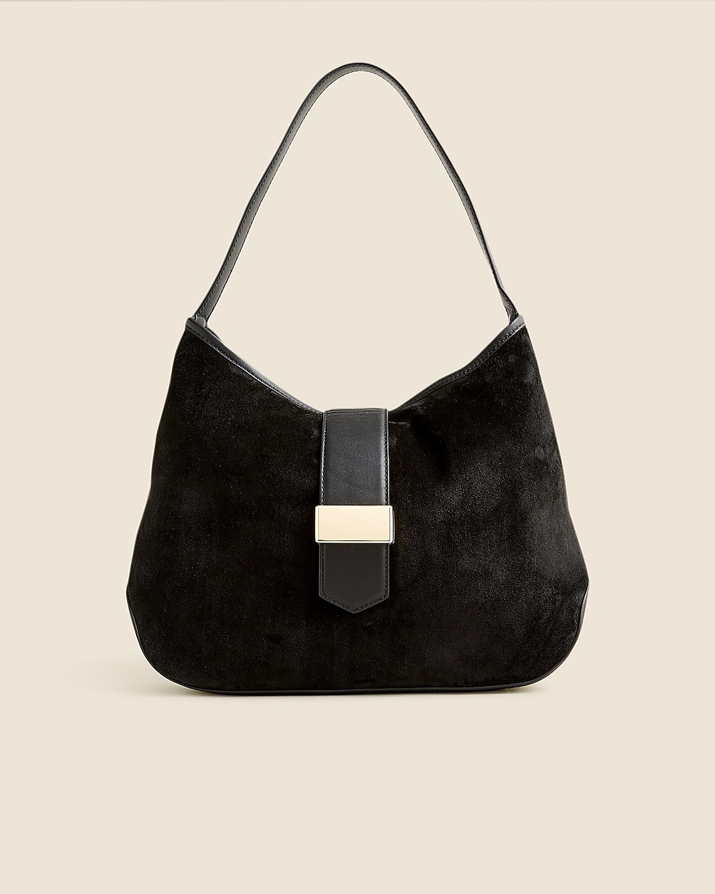 Berkeley suede and leather shoulder bag | J. Crew US