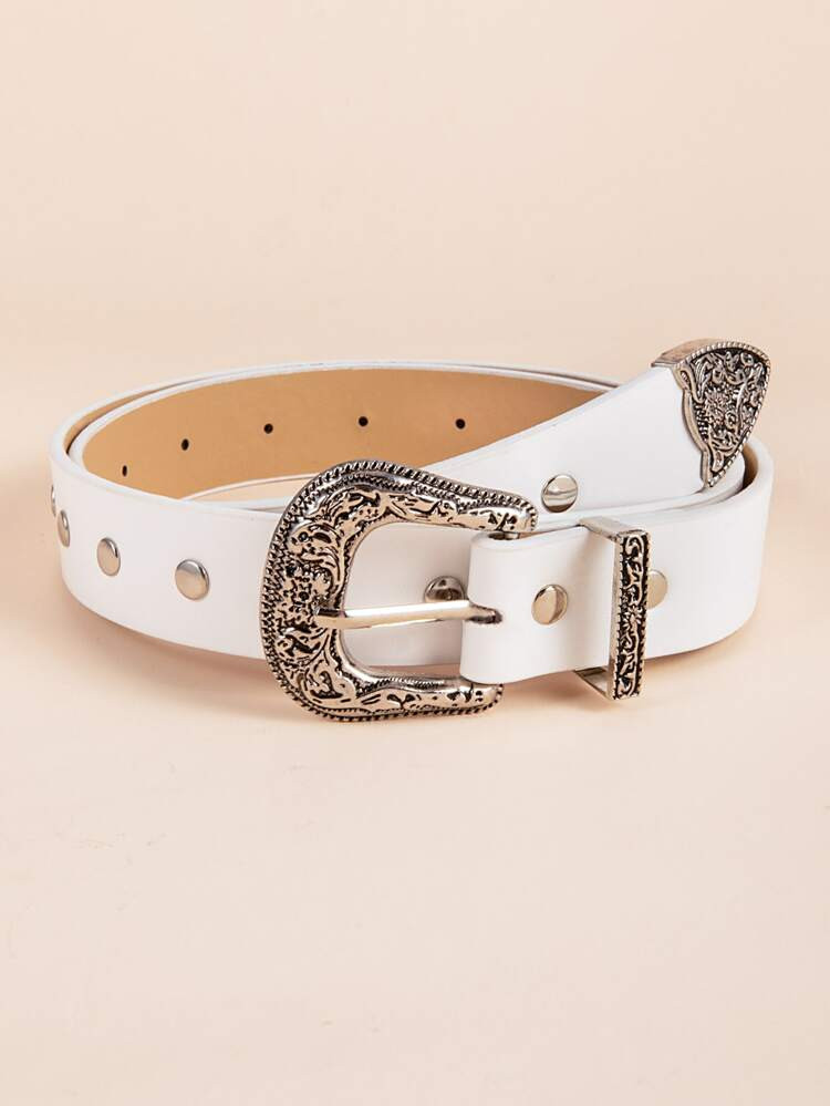 SHEIN X Stagecoach Western Buckle Belt | SHEIN
