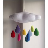 Rainbow Cloud, Crib Baby Mobile, Cloud Mobile | Etsy (UK)