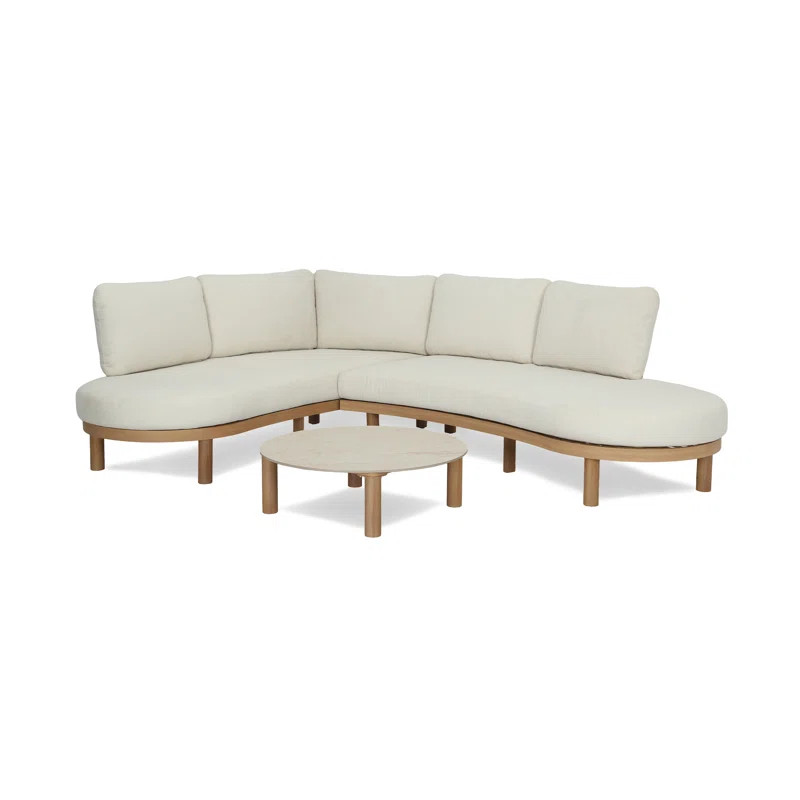 Monterra 2-Piece Outdoor Patio Conversation Set with Coffee Table | Wayfair North America