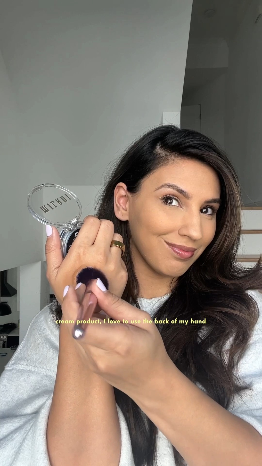 #AD Cream bronzer can seem daunting, but it doesn’t need to be. Here’s three tips to get a flawless look every single time with the Cheek Kiss collection from @milanicosmetics, available at @target #GRWMilani #milanicosmetics #blushlayering #Target #TargetPartner