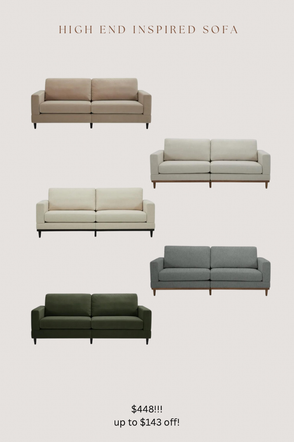 Brand new Walmart sofa!!! I loooove these!!! Wow so beautiful & such a great price! 

#LTKHome #LTKStyleTip #LTKSaleAlert