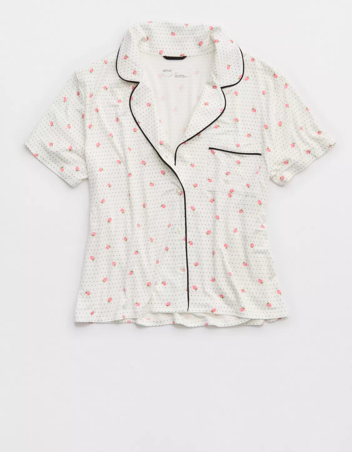 Aerie Real Soft® Short Sleeve Pajama Shirt | Aerie