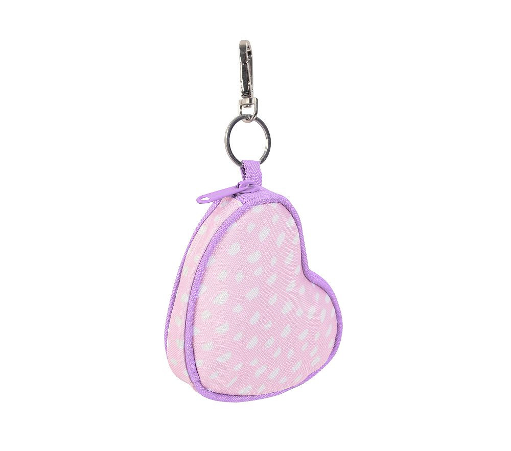 Pink Heart Brushstroke Dot Backpack Charm | Pottery Barn Kids