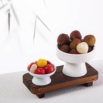Wood Risers for Decor Display, Bathroom Counter Sink Decor, Dish Soap Tray Wood Tray for Kitchen ... | Amazon (US)
