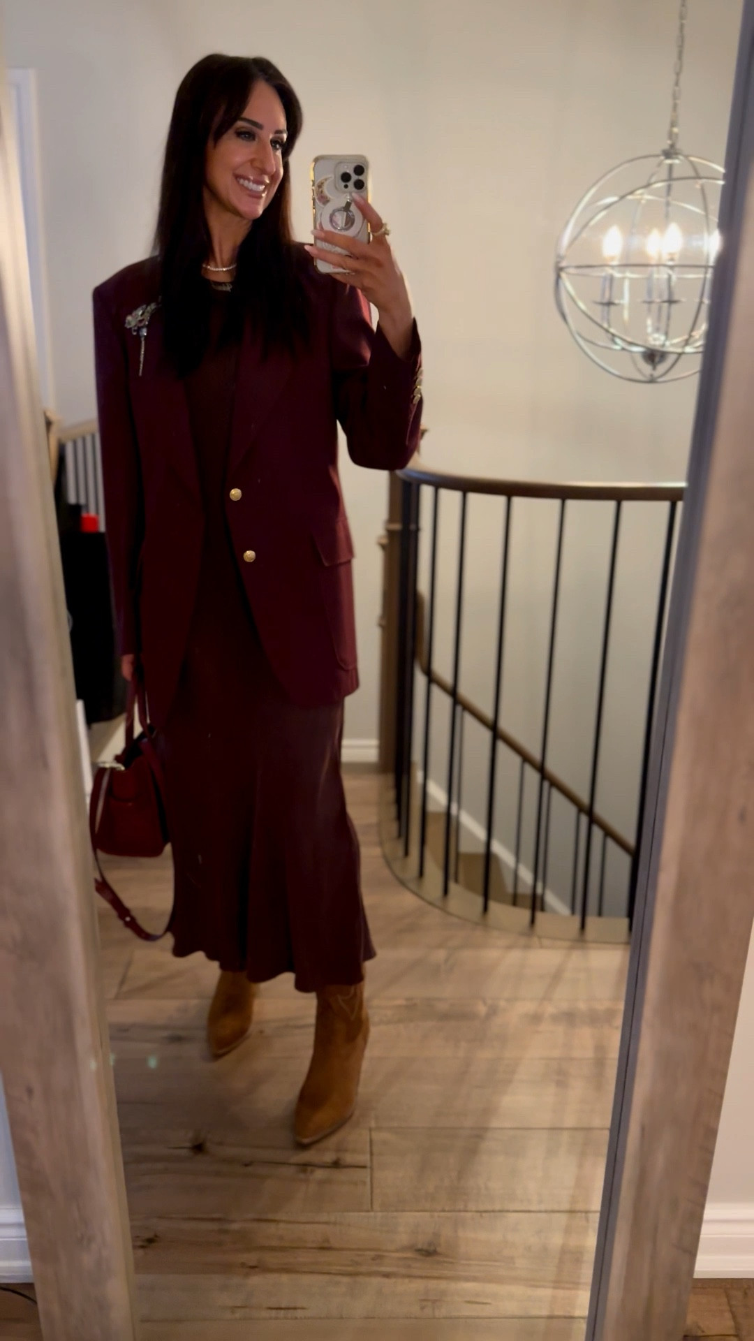 Monochromatic date night look with suede cowboy boots 

#LTKshoes #LTKdresses #LTKdatenight