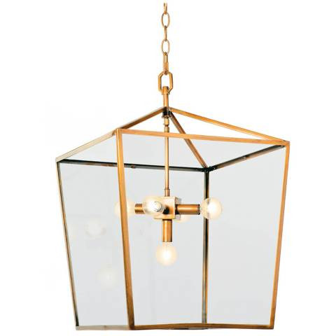 Regina Andrew Camden Lantern (Natural Brass) 26.25 Height - #82A98 | Lamps Plus | Lamps Plus