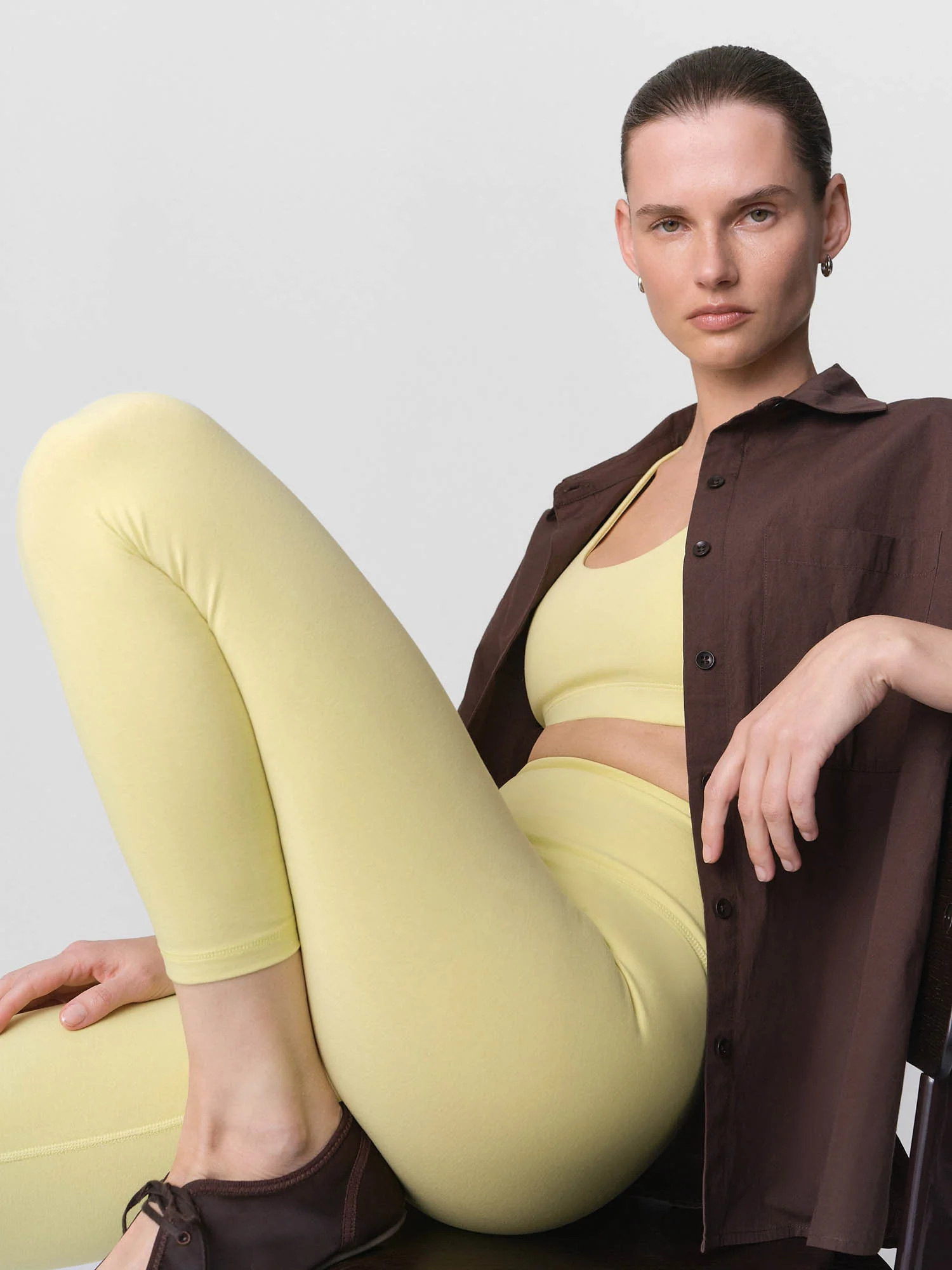 Organic Stretch Midi Legging | MATE The Label
