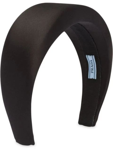 logo-patch padded headband | Farfetch (US)