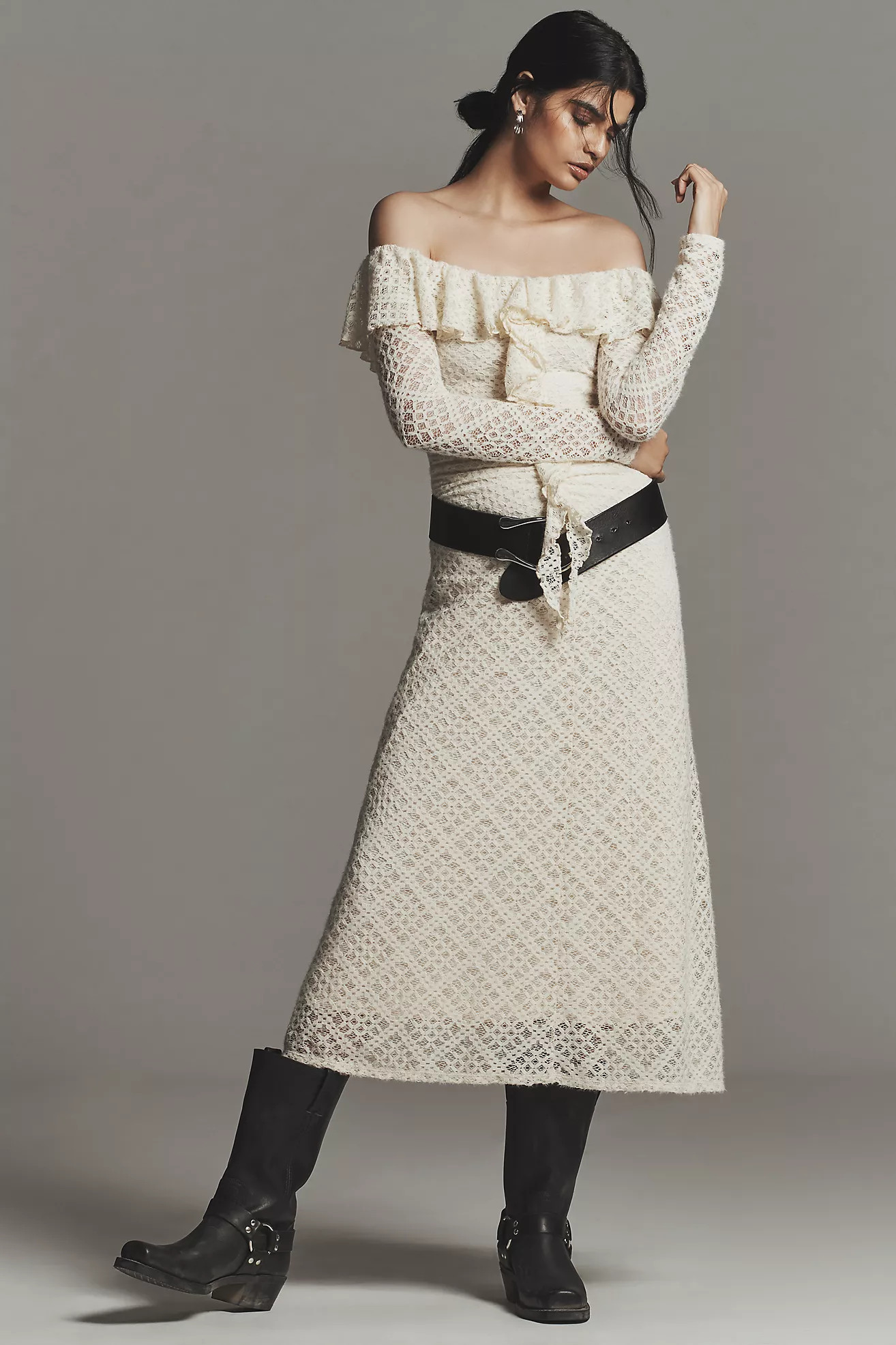 ASTR the Label Dorian Off-Shoulder Maxi Dress | Anthropologie (US)