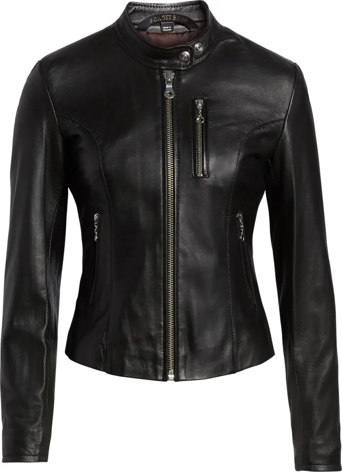 Lambskin Leather Moto Jacket | Nordstrom