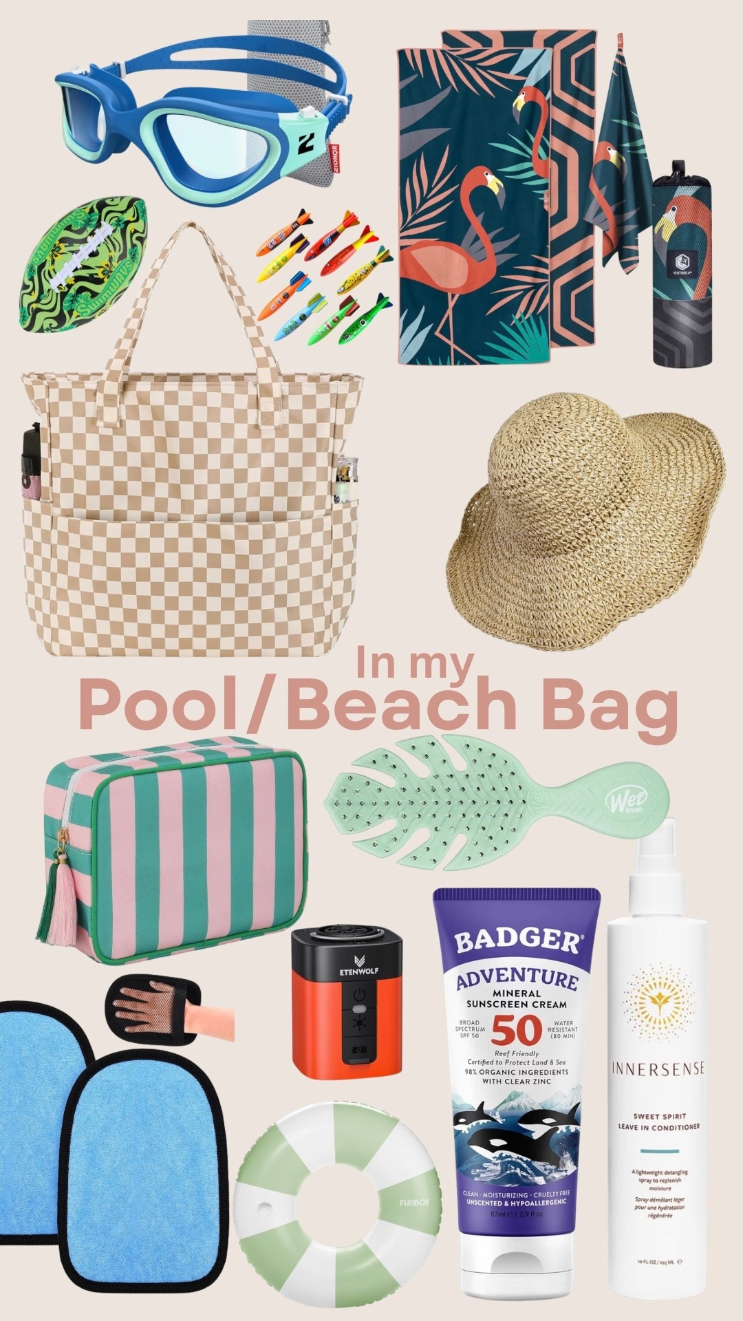 Things I like to keep in my pool and beach bag 

#LTKmomlife #LTKSwim #LTKKids