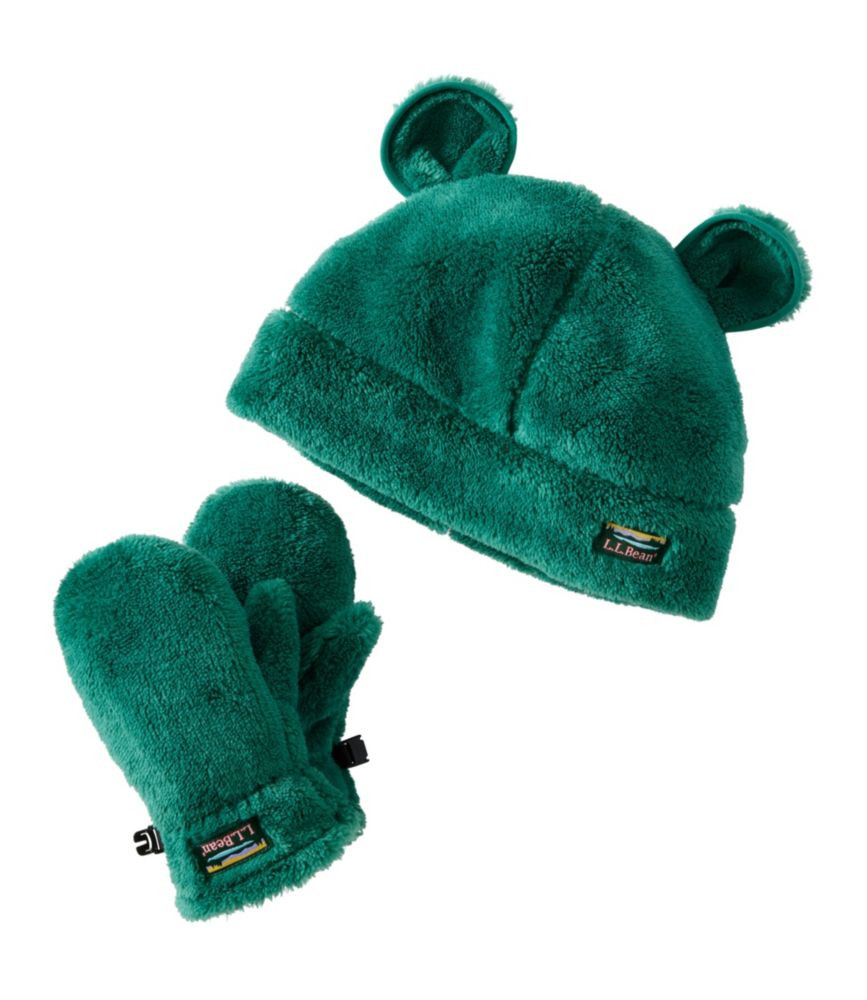 Toddlers' Hi-Pile Hat and Mitten Set | L.L. Bean