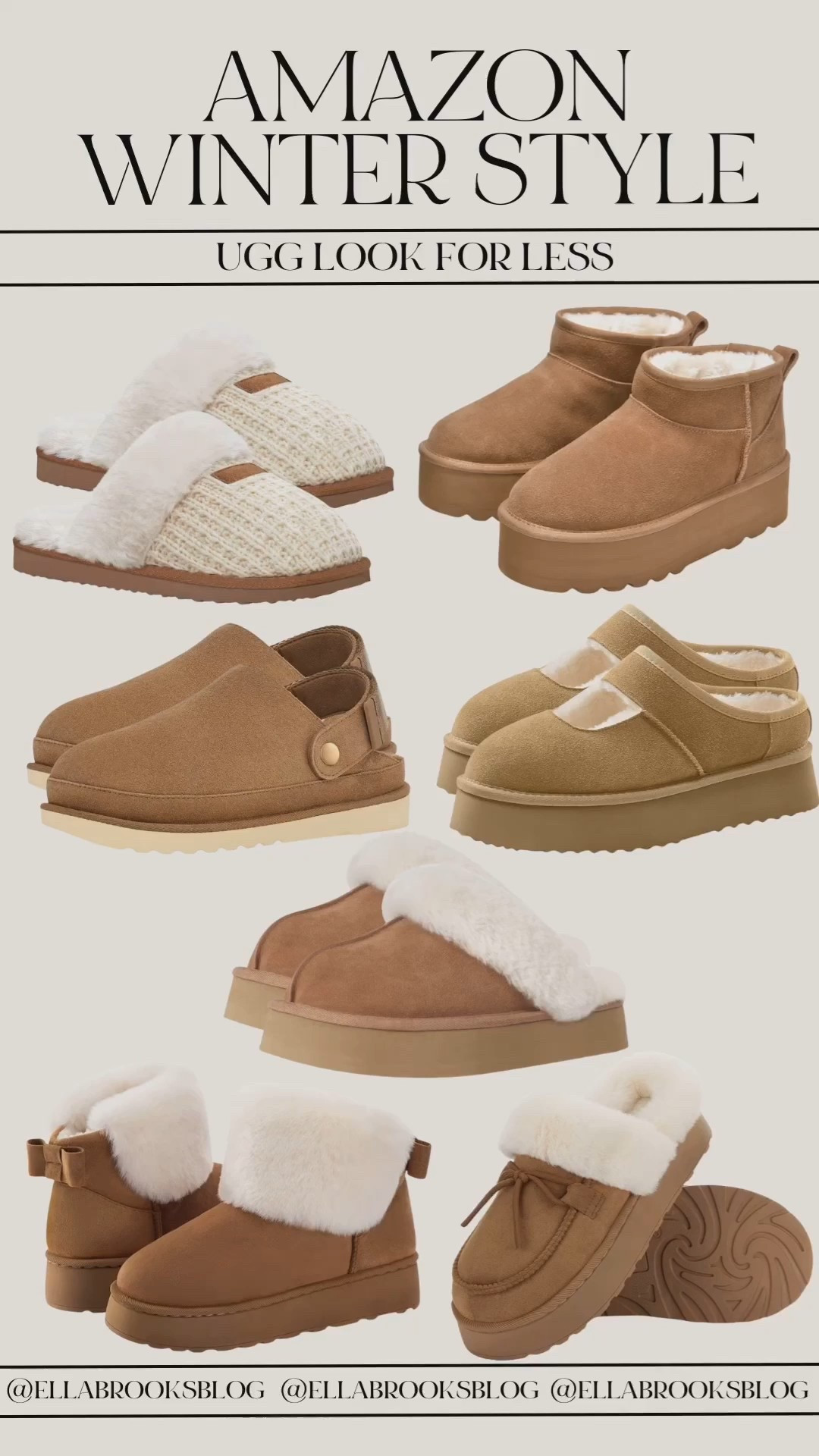 Amazon UGG look for less!

Sherpa boots, Sherpa slippers, platform slip on shoes, winter shoes

#LTKFindsUnder100 #LTKFindsUnder50 #LTKSeasonal