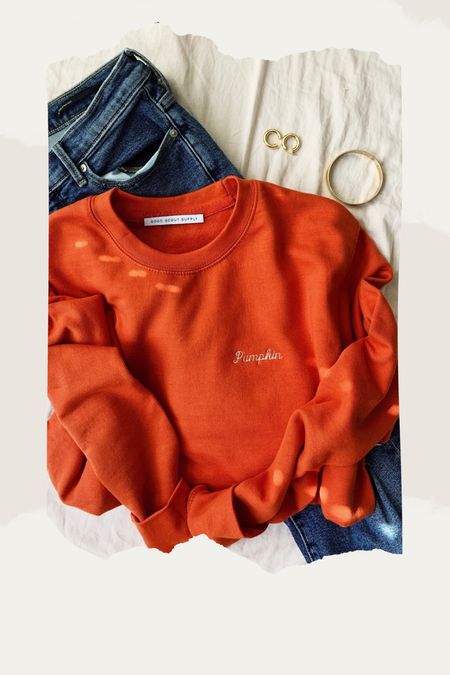 This super cute sustainable pumpkin sweatshirt is currently $10 off until Wednesday #fallsweatshirt #fallfashion #onsale

#LTKHalloween #LTKSeasonal #LTKsalealert