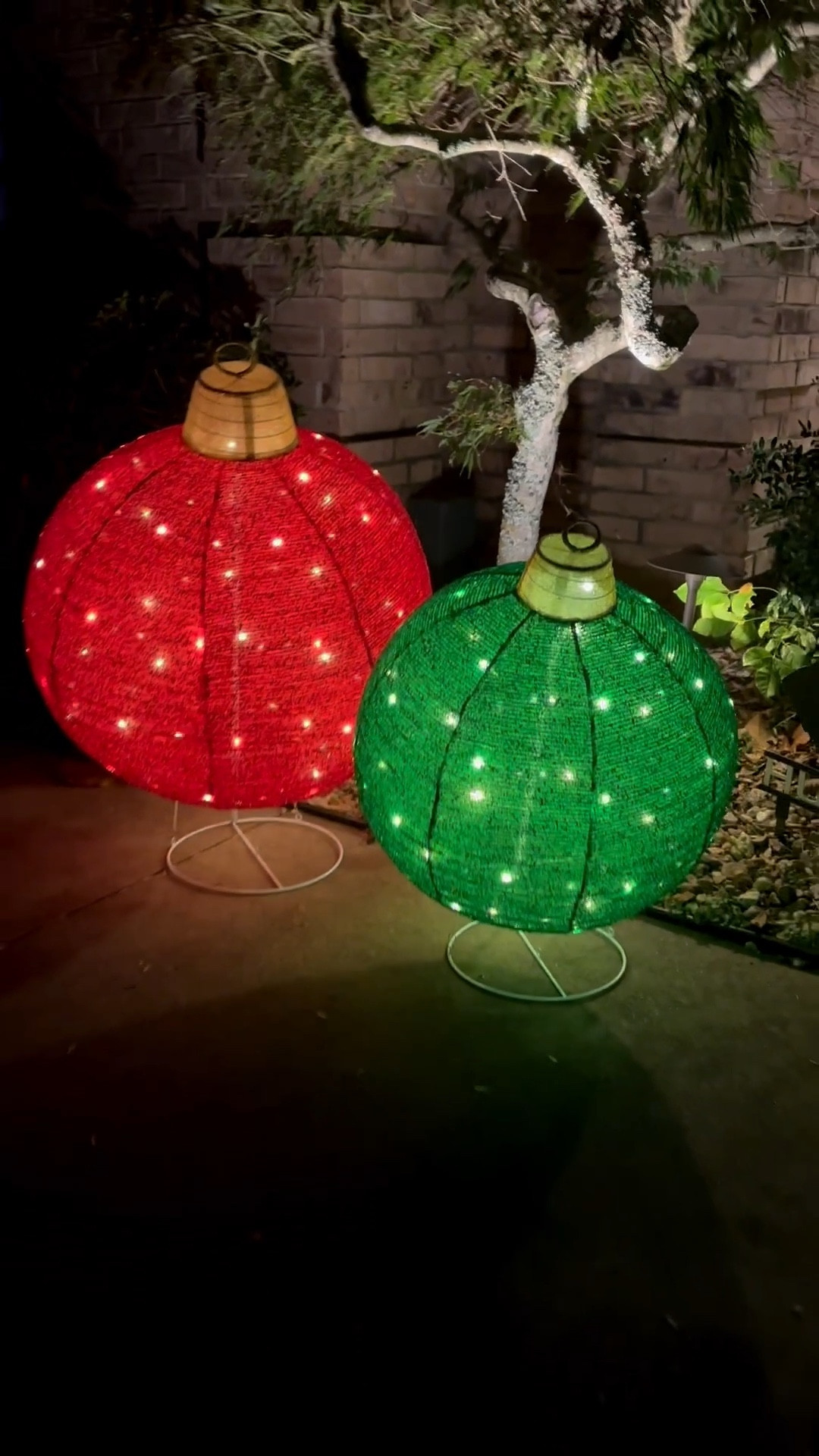 These outdoor lighted ornaments are perfect for Christmas!  

#LTKHome #LTKHoliday #LTKSeasonal