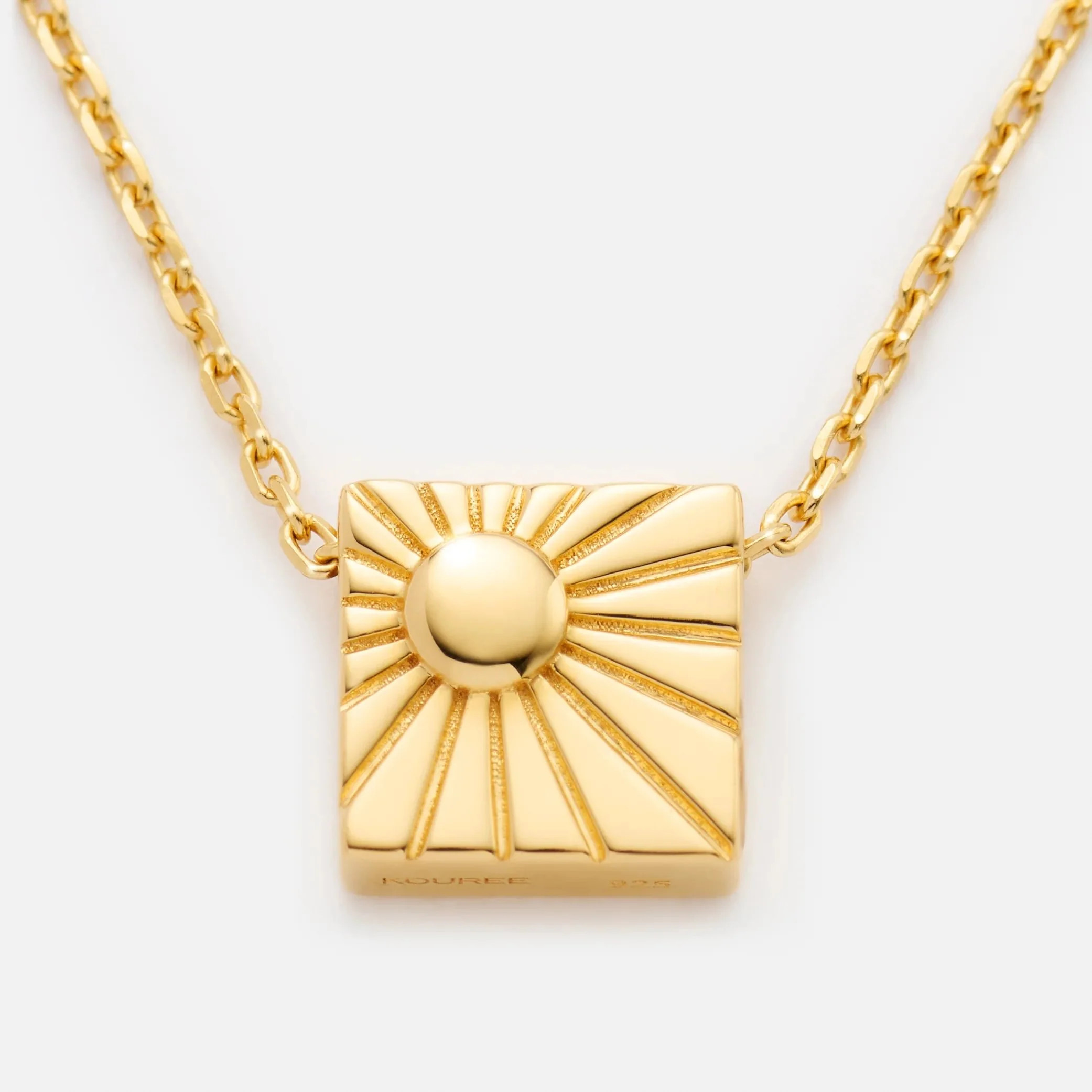 'BE THE SUNSHINE' NECKLACE PENDANT CHARM | KOUREE