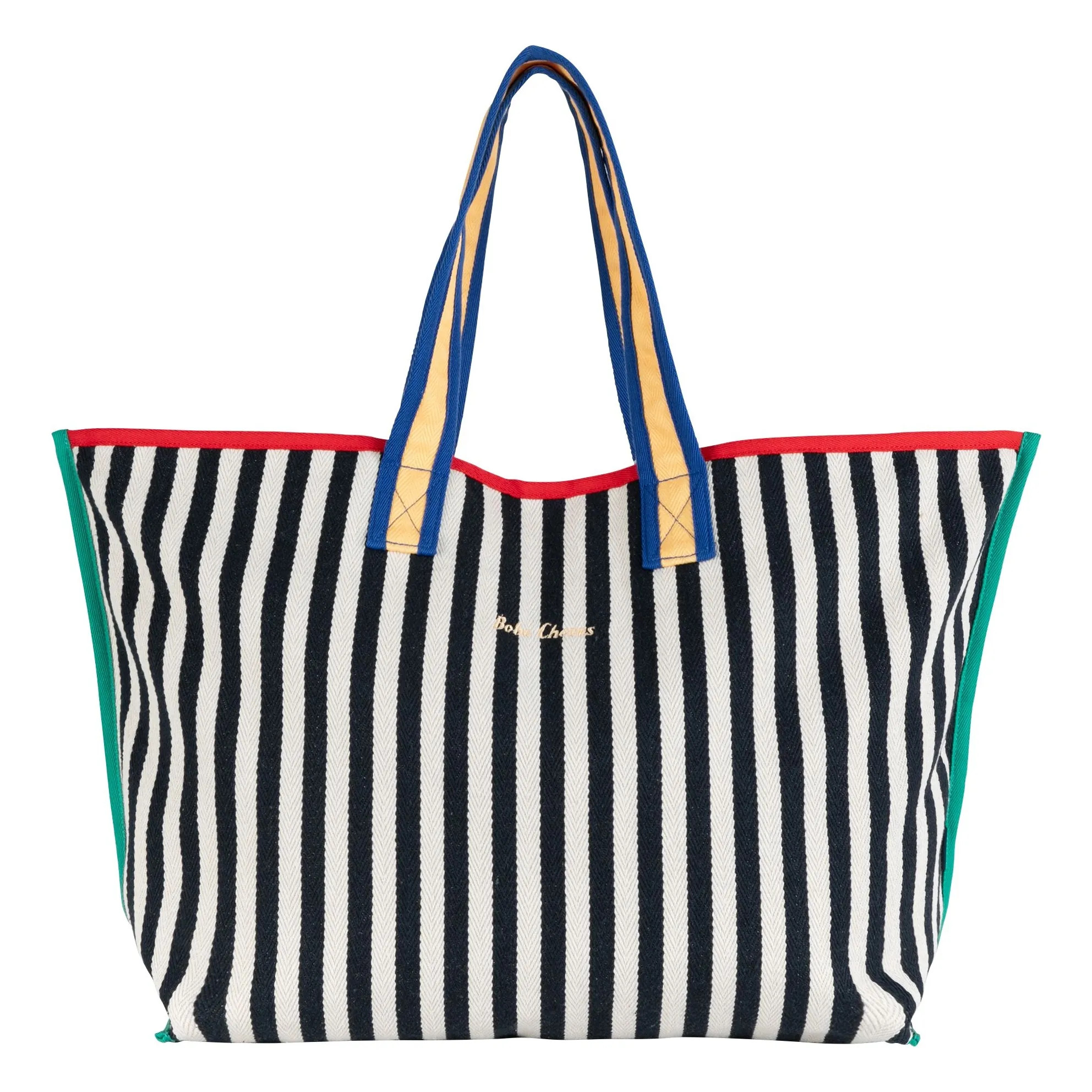Color Block Recycled Cotton Bag | Blue | Smallable