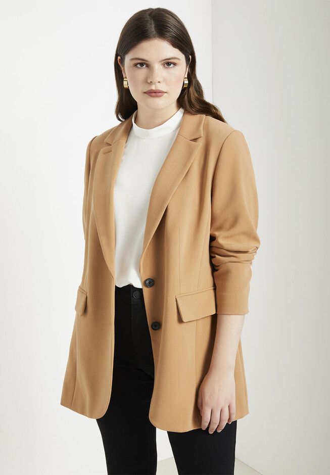 The 365 Suit Long Tailored Blazer | Eloquii