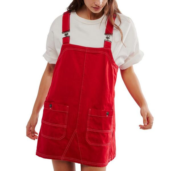 Women's Free People Overall Smock Shift Dress Medium Heart Eyes | Scheels Sports