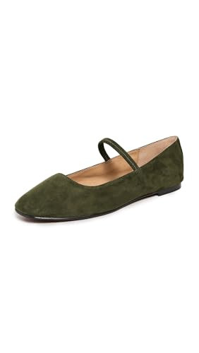 Madewell Women's The Greta Ballet Flat, Loden, Green, 7.5 Medium US | Amazon (US)