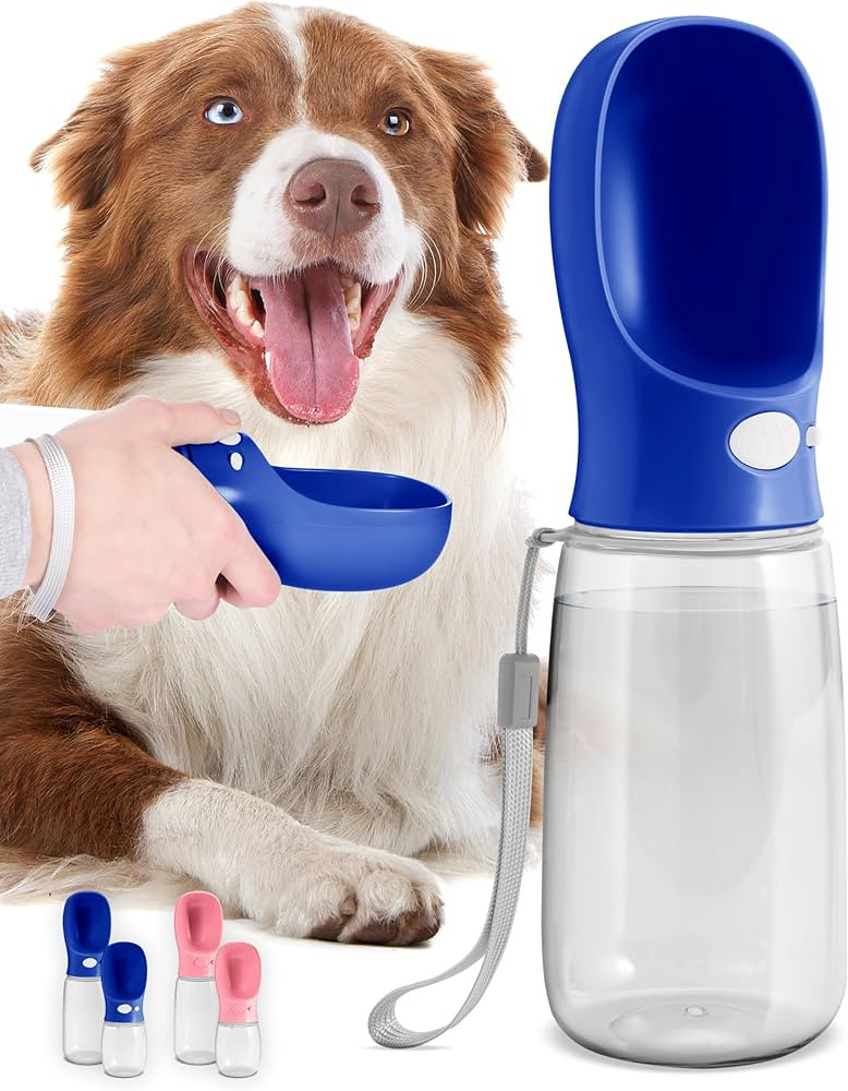 MalsiPree Dog Water Bottle, Lightweight, Leak Proof Portable Puppy Water Dispenser with Drinking ... | Amazon (US)