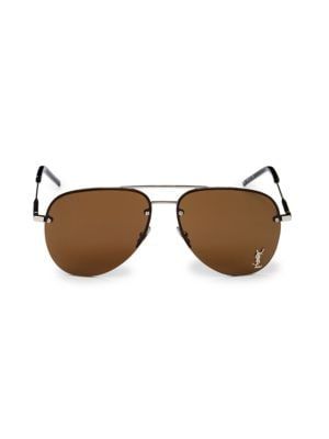 Saint Laurent 59MM Aviator Sunglasses on SALE | Saks OFF 5TH | Saks Fifth Avenue OFF 5TH