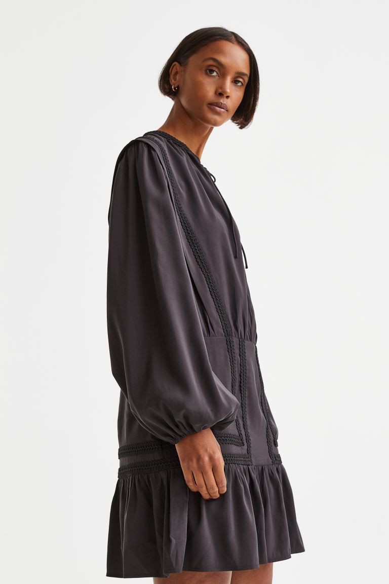 Balloon-sleeved Mini Dress | H&M (US + CA)