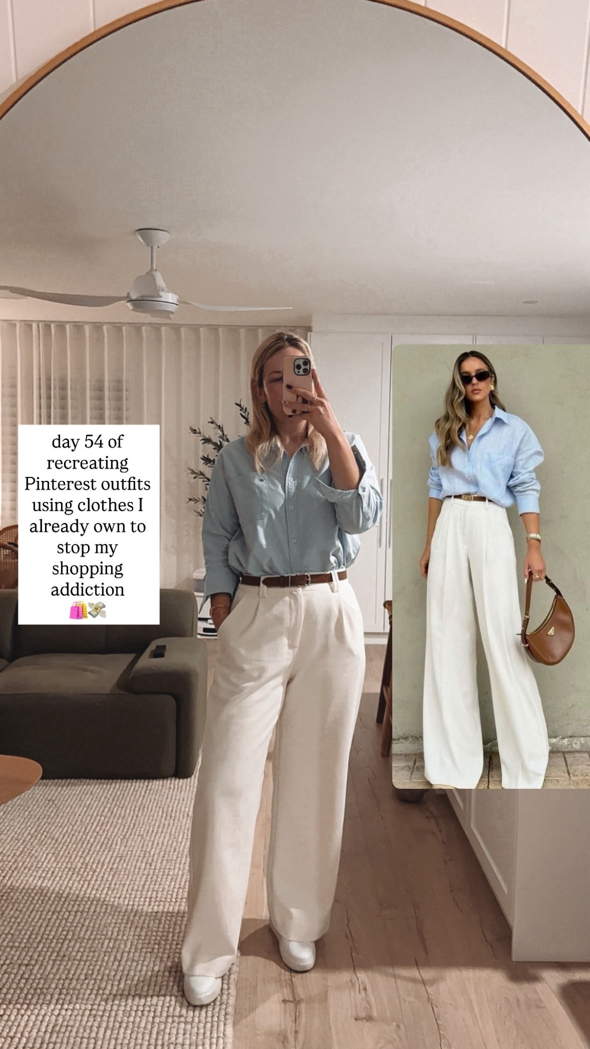 Day 54 of recreating Pinterest outfits using clothes I already own to stop my shopping addiction 

#LTKspring #LTKworkwear #LTKaustralia