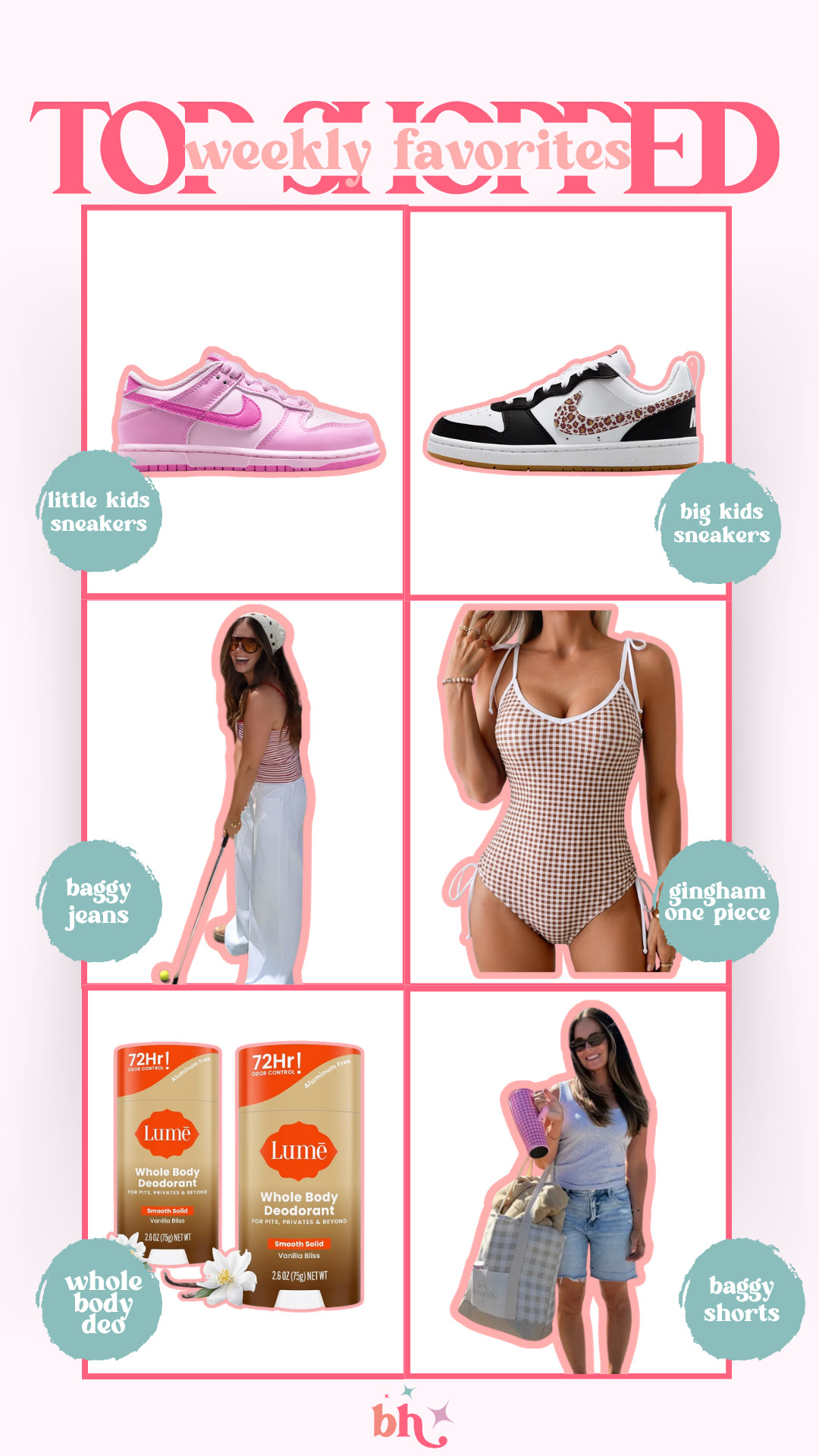 Top Shopped of the Week!! 

top sellers, watchnow, kids shoes, mom life, denim, swim, beauty, britt horton #LTKFindsUnder100 

 