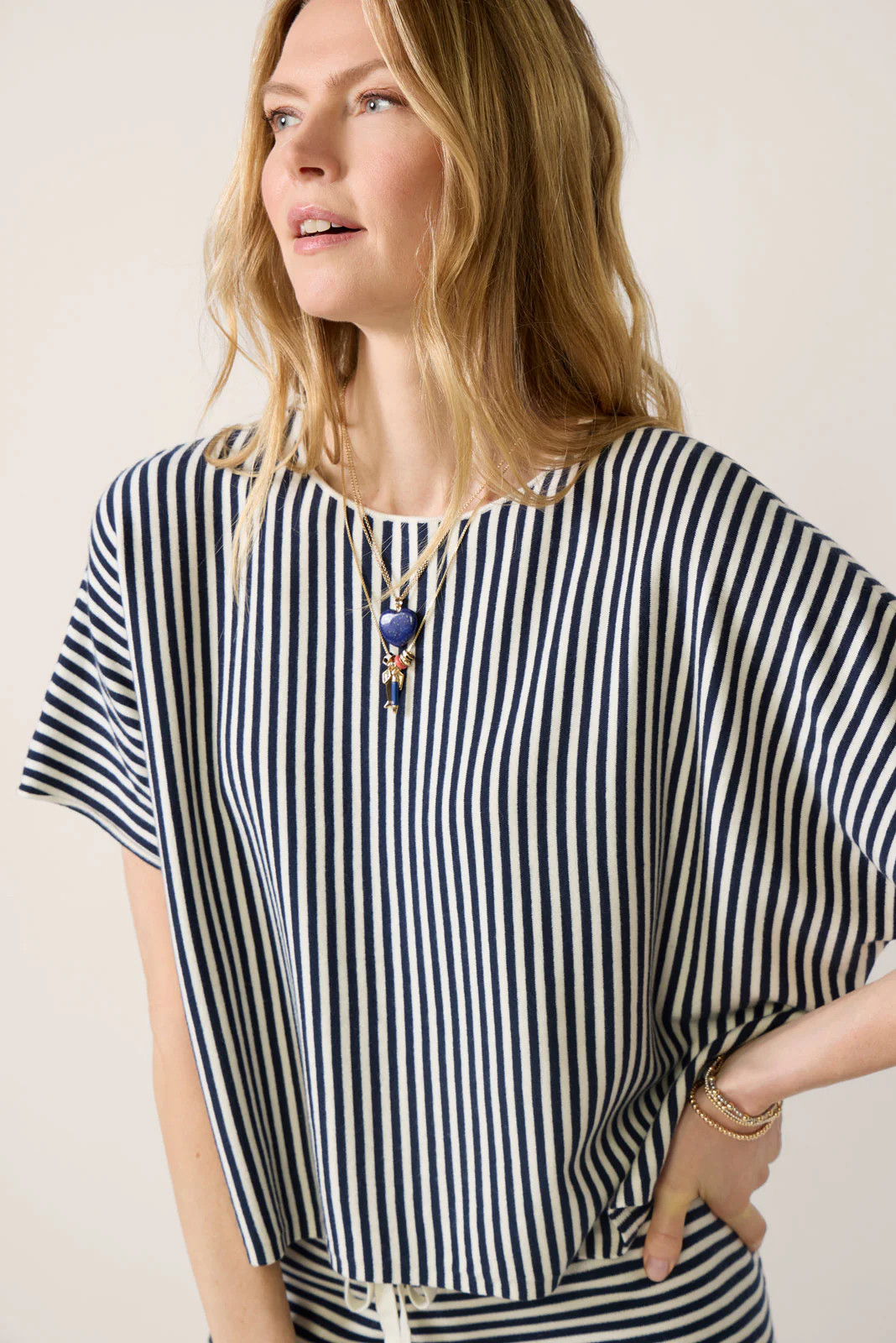 Krista Stripe Sweater | Evereve