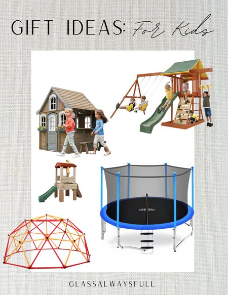 Christmas gift guide for kids! We have this trampoline and it has been wonderful! Kids playset, trampoline, playhouse, Walmart deals, backyard toys, jungle gym, tree house, slide, playground, toddler toys, toddler gift guide, kids gift guide, swing set. Callie Glass @glassalwaysfull 

#LTKGiftGuide #LTKkids #LTKCyberWeek