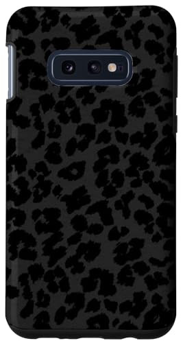 Galaxy S10e Black Leopard Print Phone Case Black Cheetah Pattern Case | Amazon (US)