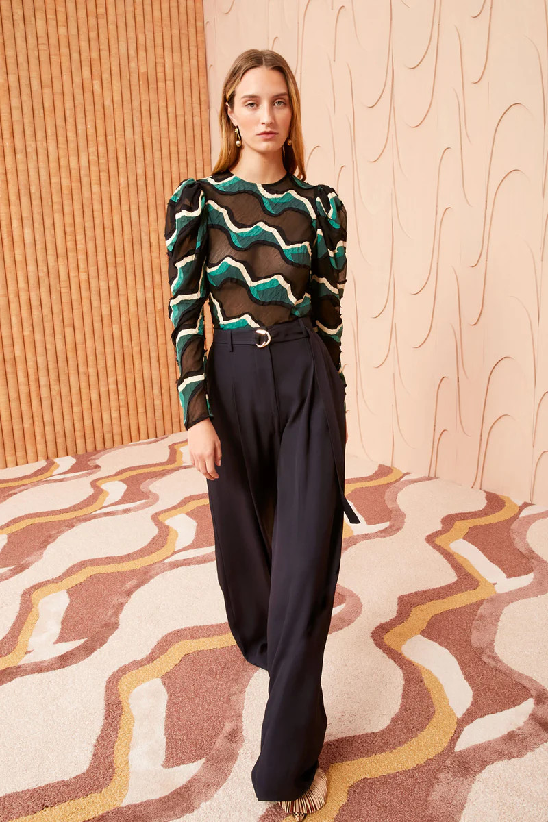 Black Belted Trousers | Ulla Johnson