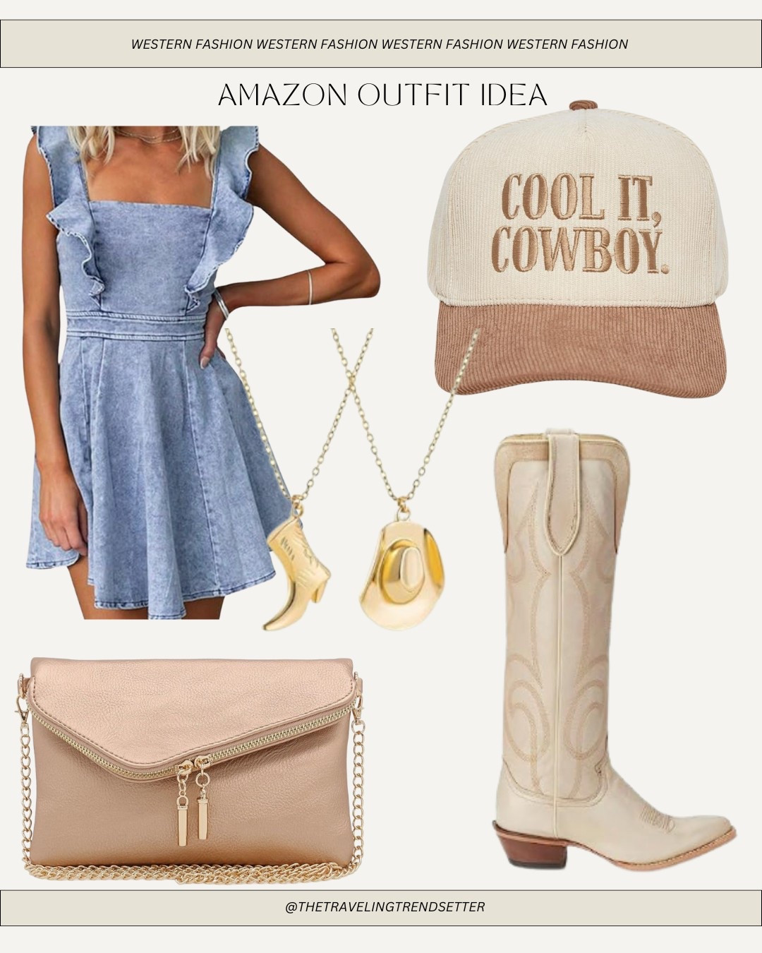 Amazon outfit idea - western outfit idea - cowgirl - hat - boots - countryconcert  - 

#LTKStyleTip #LTKFindsUnder50 #LTKFindsUnder100