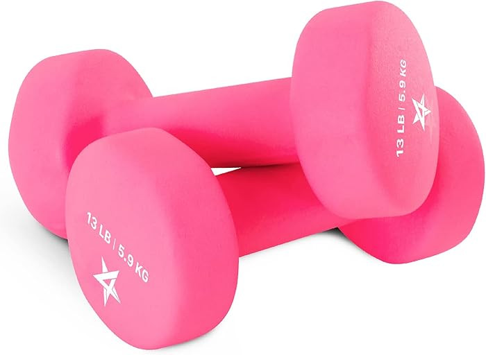 Yes4All Neoprene Coated Dumbbell Hand Weight Sets of 2 - Multiple Weight Options with 15 Colors, ... | Amazon (US)