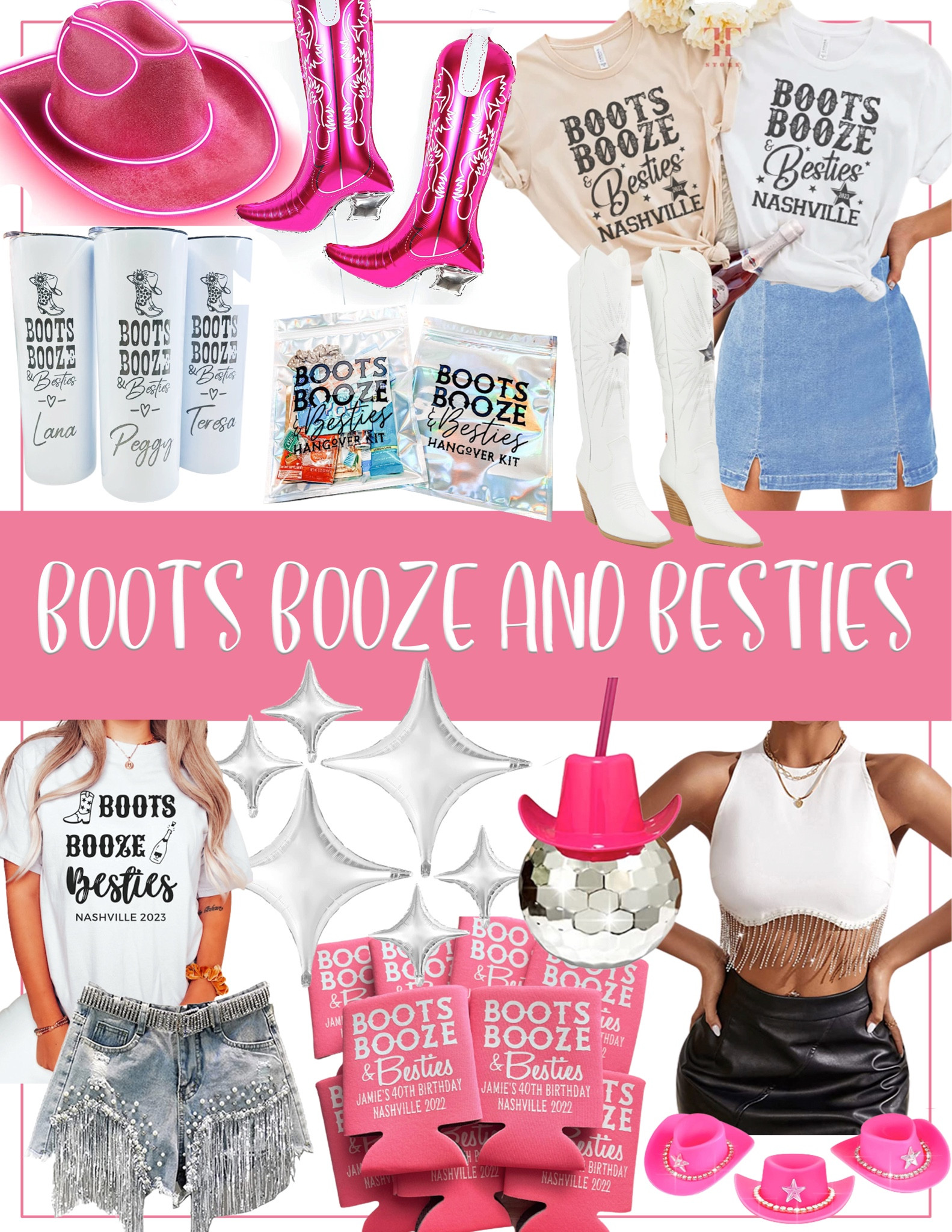Boots Booze and Besties Weekend Party Ideas

#LTKtravel #LTKunder100 #LTKunder50