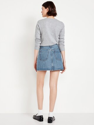 High-Waisted OG Jean Mini Skirt | Old Navy | Old Navy (US)