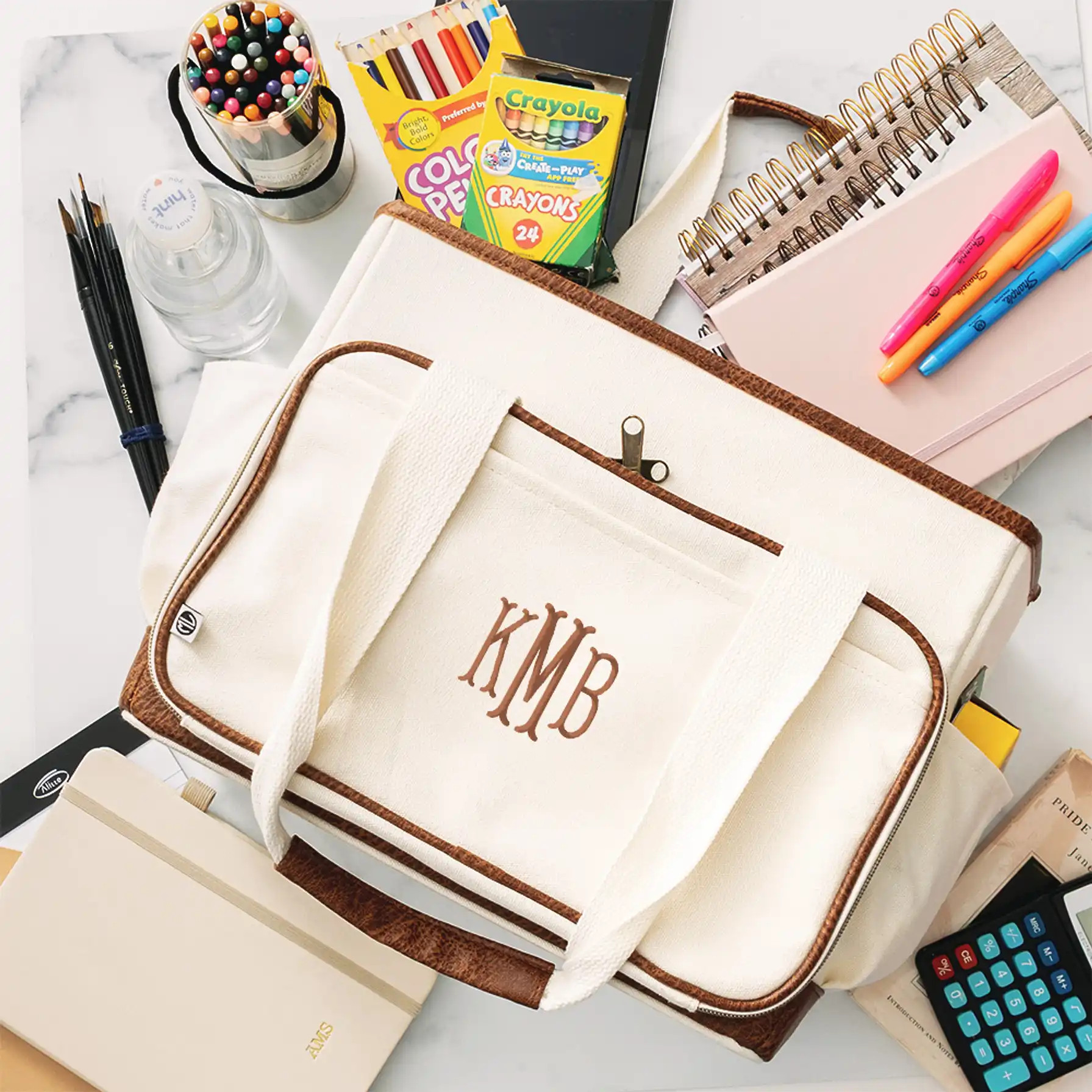 Monogrammed Craft Caddy | Marleylilly