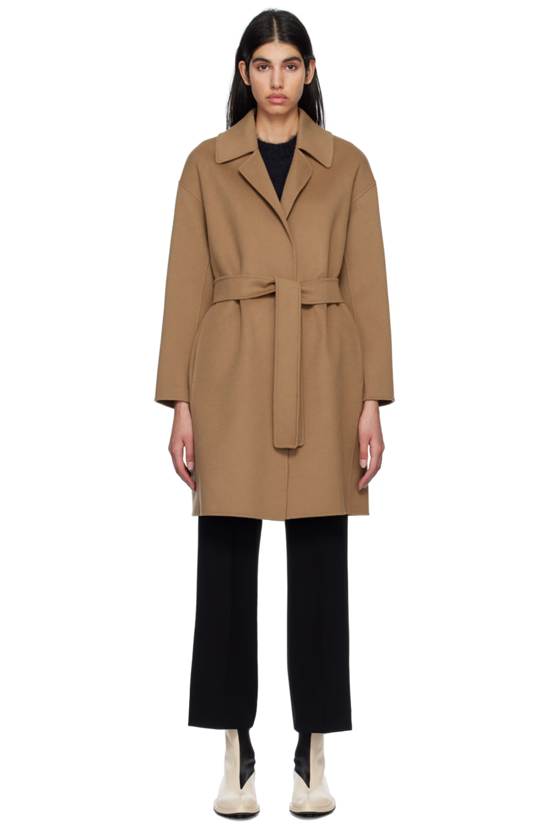 S Max Mara - Brown Free Coat | SSENSE