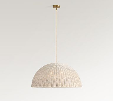 Marion Woven Dome Pendant (34") | Pottery Barn (US)