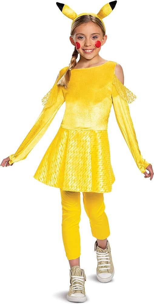 Pokemon Pikachu Costume for Girls, Deluxe Character Outfit, Kids Size Large (10-12) | Amazon (CA)