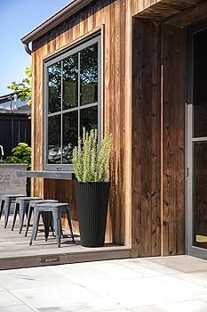 Veradek Demi Series Tall Planter for Porch, Patio, Backyard | Durable Plastic-Stone Composite Mat... | Amazon (US)