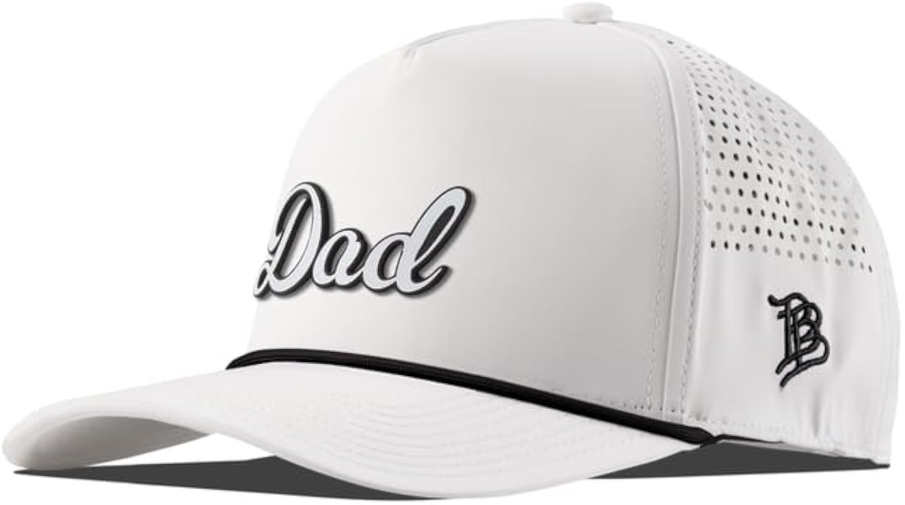 Branded Bills Dad Script 5 Panel Rope, Lightweight, Comfortable Baseball Cap | Amazon (US)