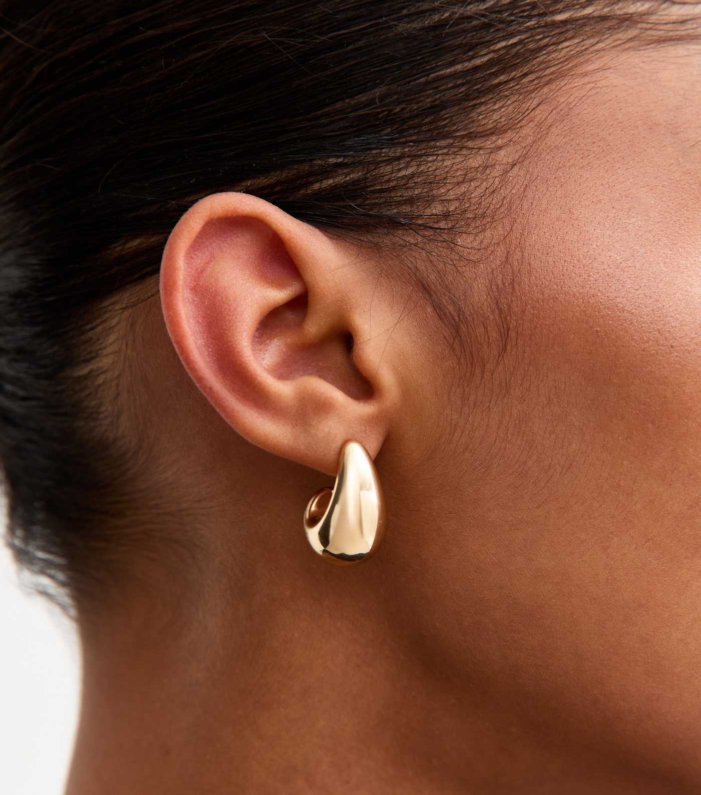 Gold Tone Teardrop Stud Earrings  | New Look | New Look (UK)
