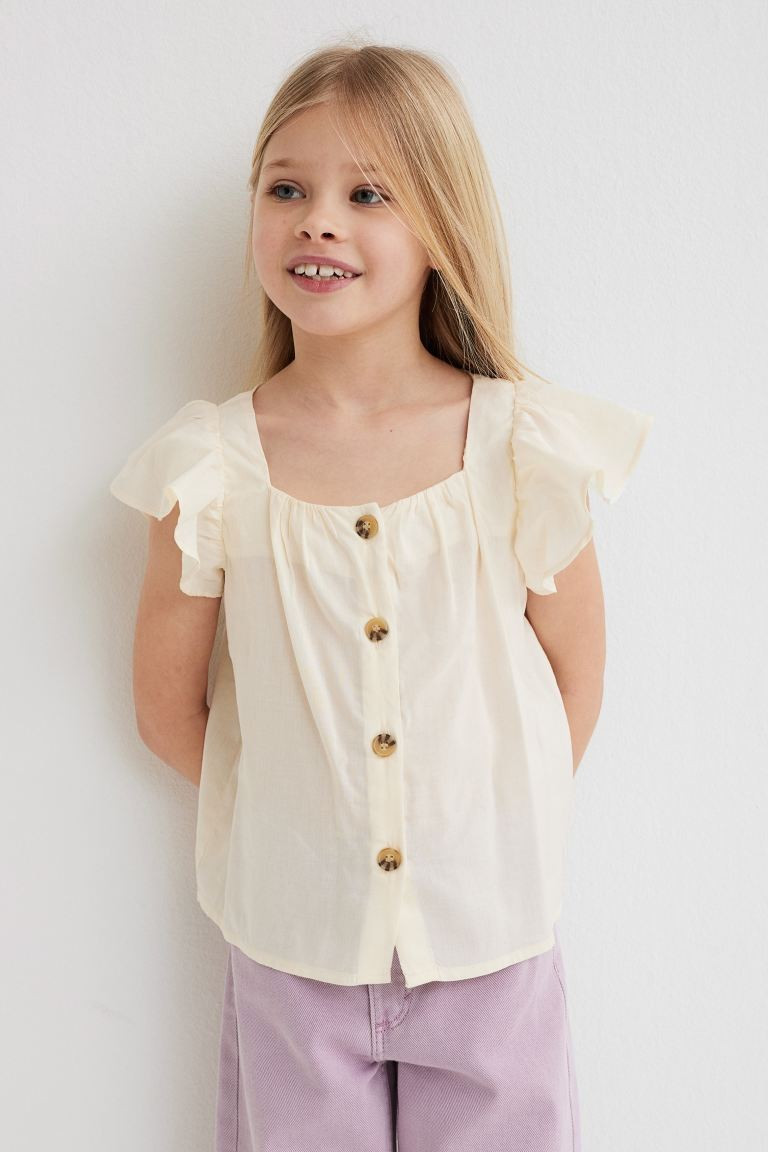 Butterfly-sleeved Blouse | H&M (US + CA)